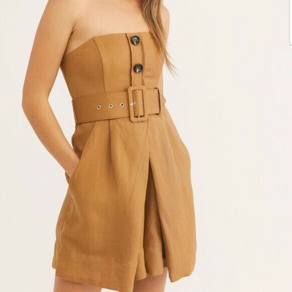Shona Joy Pants - New Free People Shona Joy Gaia Bustier Romper